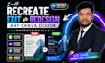 recreate, edit or redesign any canva design professionally
