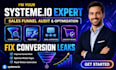 audit and optimize your systeme io sales funnel to fix gaps and grow conversions