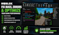 fix roblox bugs, errors and optimize your game performance