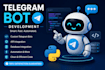 create a custom telegram bot using python API and automation