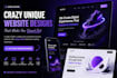 make you an experimental web design portfolio