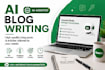 write ai blog posts, articles and website content