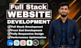build custom website, full stack website development as full stack developer