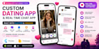 develop a custom dating app and real time chat app using flutter and firebase