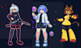 do pixel art character design sprite sheet pixel animation 8bit pixel game art