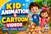 create engaging kid animation and cartoon videos