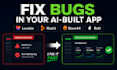 rescue and fix your lovable, base44 or replit app bugs