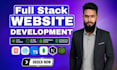 develop custom website, full stack website development as full stack developer