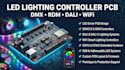 design led driver, dmx, rdm, dali and wifi lighting controller