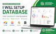 setup database with airtable, smartsuite, stackby, smartsheet