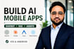 build ai mobile app with chatbot or rag for ios and android
