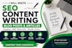 write SEO friendly blog posts and articles