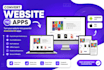 convert websites to android or IOS apps in 30 mins