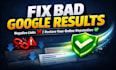 suppress and remove bad links on google search fast