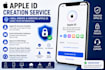 create a verified apple id using your information