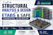 do structural analysis and design using etabs and safe foundation, slab design