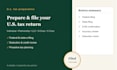 file your usa tax return for llc, s corp, c corp, and personal