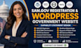 design a professional government contractor website samgov capability statement