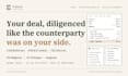 run an insitutional grade due diligence on your deals