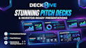 design a professional business presentation or pitch deck