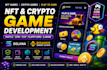 develop nft game,crypto game like raffle, spin,flip,flappy bird on solana bsc