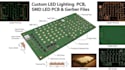 design custom led lighting pcb, smd led pcb and gerber files