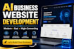 build a modern ai powered business website