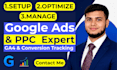 manage google ads PPC campaigns and conversion tracking