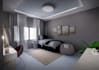 create realistic 3d bedroom renders