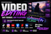 do professional video editing