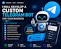 develop a custom telegram bot for your business