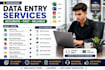 do manual data entry with 100 percent accuracy