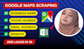 do google maps scraping, data extraction for b2b lead generation, email scraper