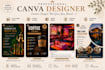 design professional canva social media posts