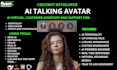do ai virtual assistant cold calling agent, outbound calls using 3d human avatar