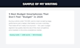 write engaging tech, gadget, and app review articles