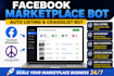 code or automate facebook marketplace bot, auto listing bot and craigslist bot