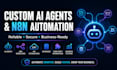 build custom ai agents and n8n automations