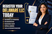 register delaware llc with ein, registered agent and virtual address