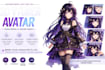 create a 3d vtuber avatar, vroid model and vrchat character