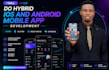 do hybrid ios android mobile app development using flutter react native supabase