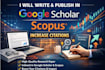 write and publish research article in google scholar journal