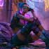 cyberpunk female character art