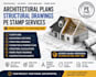 draw architect plan structural engineer stamp