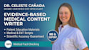 write evidence based medical and healthcare content