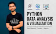 do python data analysis, data cleaning, and visualization using pandas