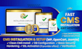 cms installation on hosting wordpress  opencart  joomla