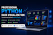 create professional charts and dashboard using python