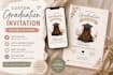 design a cute, modern canva invitation
