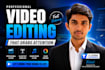edit youtube, reels, wedding and vlog videos